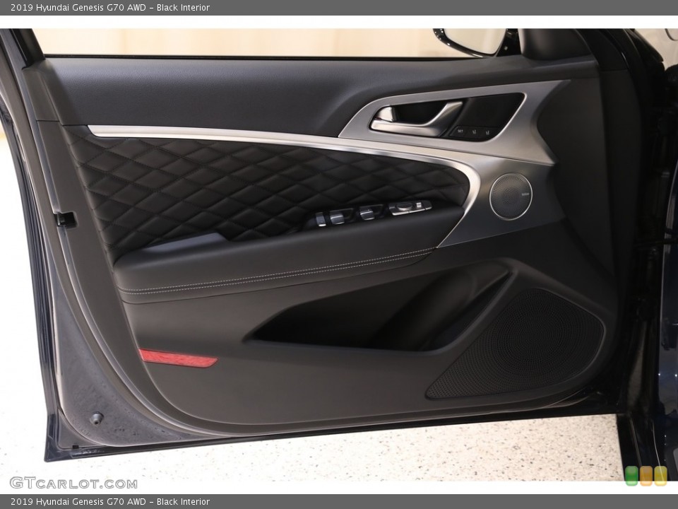 Black Interior Door Panel for the 2019 Hyundai Genesis G70 AWD #135946485