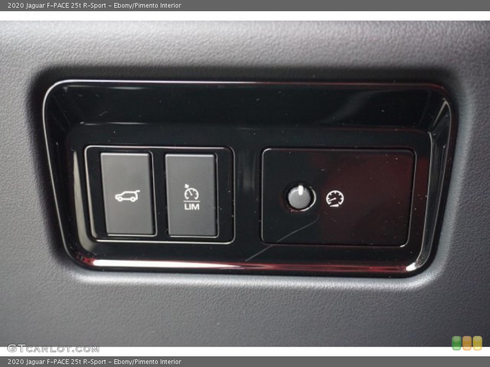 Ebony/Pimento Interior Controls for the 2020 Jaguar F-PACE 25t R-Sport #135948075