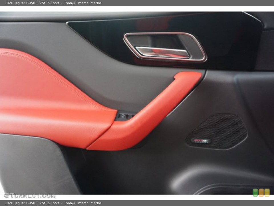 Ebony/Pimento Interior Door Panel for the 2020 Jaguar F-PACE 25t R-Sport #135948093