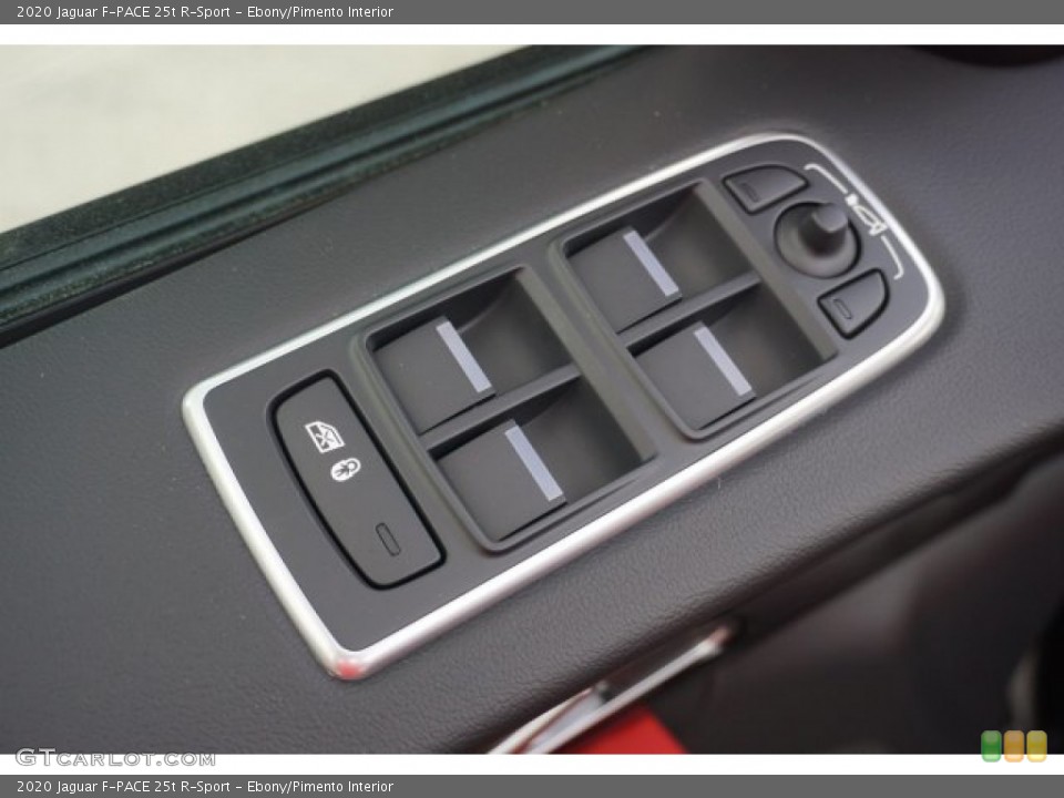 Ebony/Pimento Interior Controls for the 2020 Jaguar F-PACE 25t R-Sport #135948105