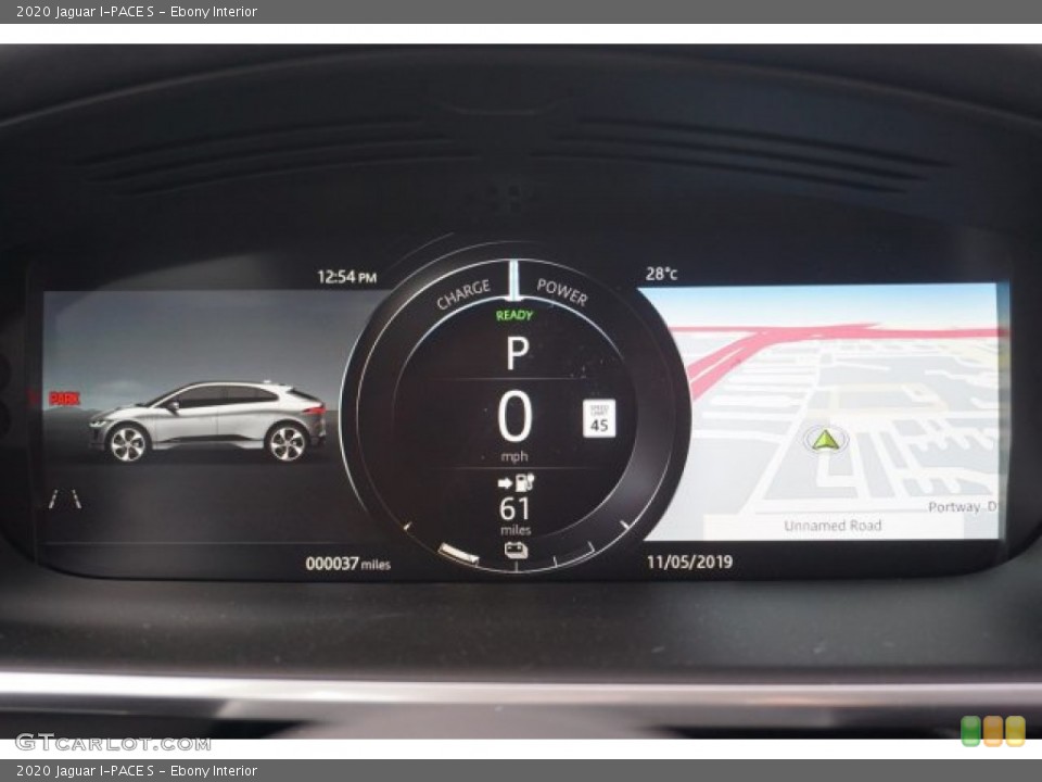 Ebony Interior Gauges for the 2020 Jaguar I-PACE S #135949116