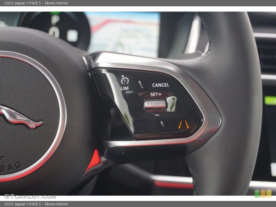 Ebony Interior Steering Wheel for the 2020 Jaguar I-PACE S #135949356