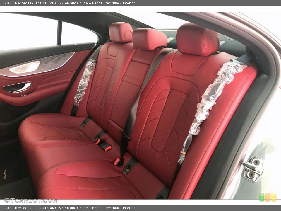 Bengal Red/Black Interior Rear Seat for the 2020 Mercedes-Benz CLS AMG 53 4Matic Coupe #135949494
