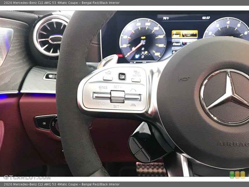 Bengal Red/Black Interior Steering Wheel for the 2020 Mercedes-Benz CLS AMG 53 4Matic Coupe #135949581