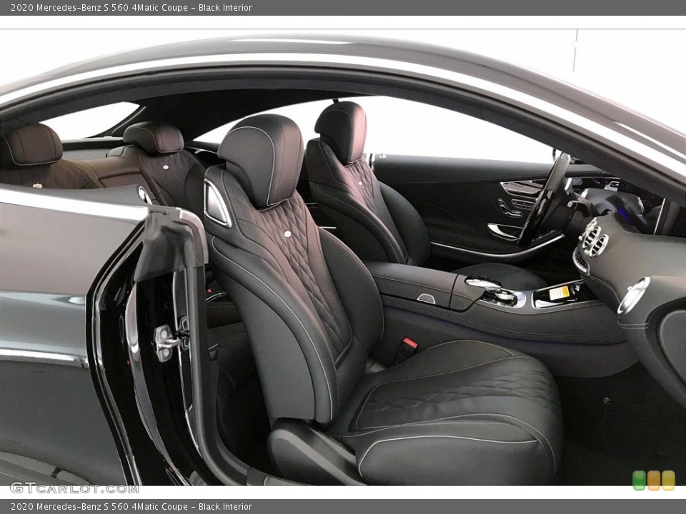 Black Interior Front Seat for the 2020 Mercedes-Benz S 560 4Matic Coupe #135950271