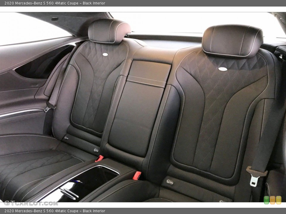 Black Interior Rear Seat for the 2020 Mercedes-Benz S 560 4Matic Coupe #135950631