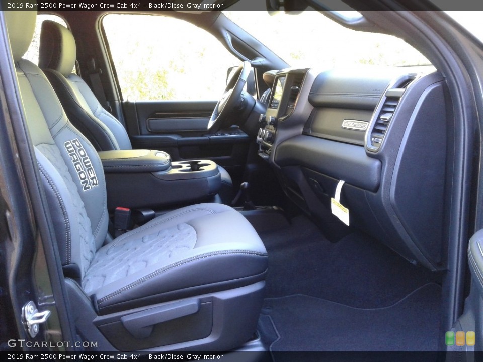 Black/Diesel Gray Interior Photo for the 2019 Ram 2500 Power Wagon Crew Cab 4x4 #135951861