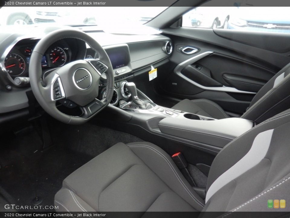 Jet Black Interior Front Seat for the 2020 Chevrolet Camaro LT Convertible #135952983