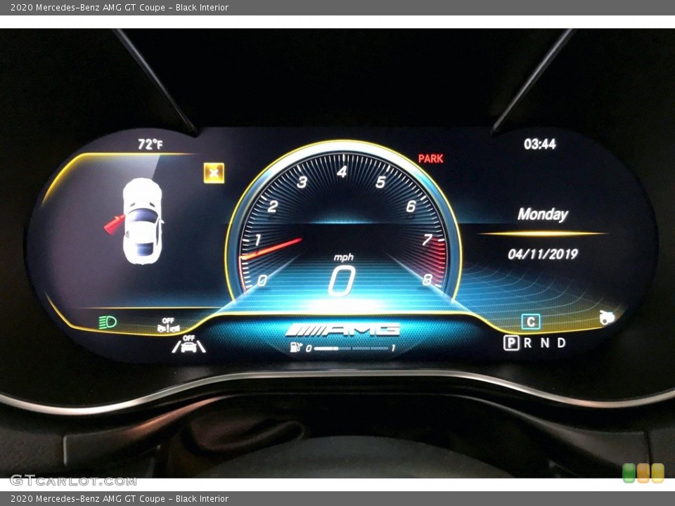 Black Interior Gauges for the 2020 Mercedes-Benz AMG GT Coupe #135953826