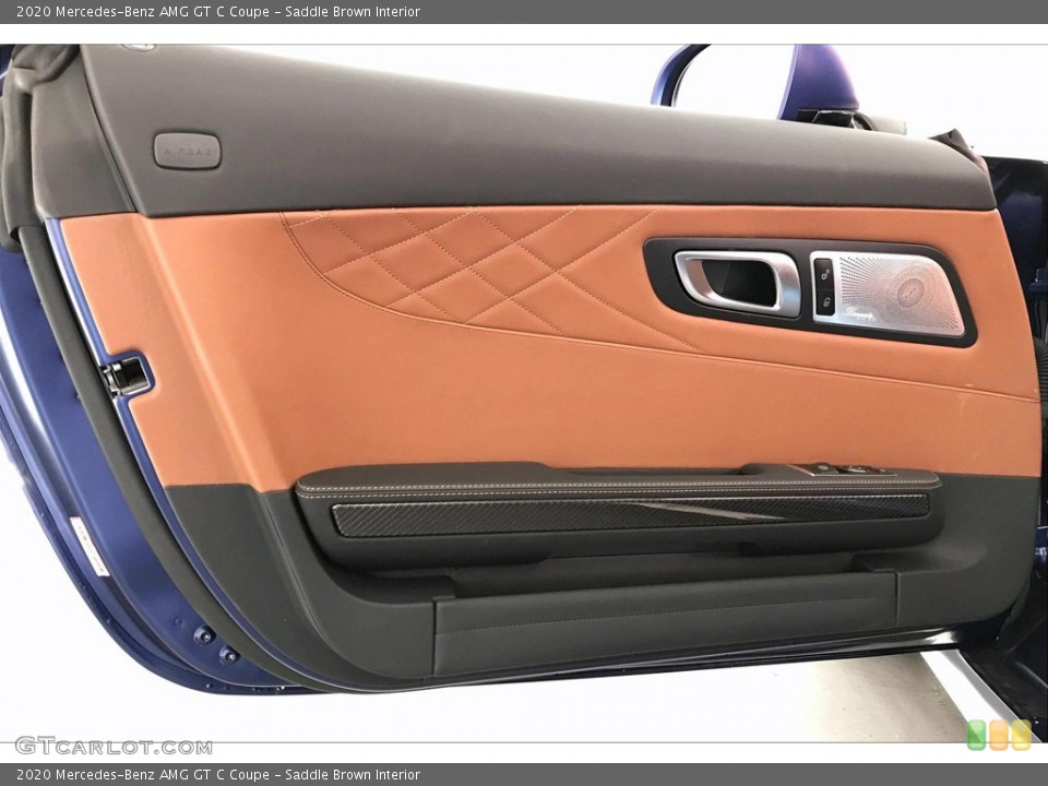 Saddle Brown Interior Door Panel for the 2020 Mercedes-Benz AMG GT C Coupe #135954897