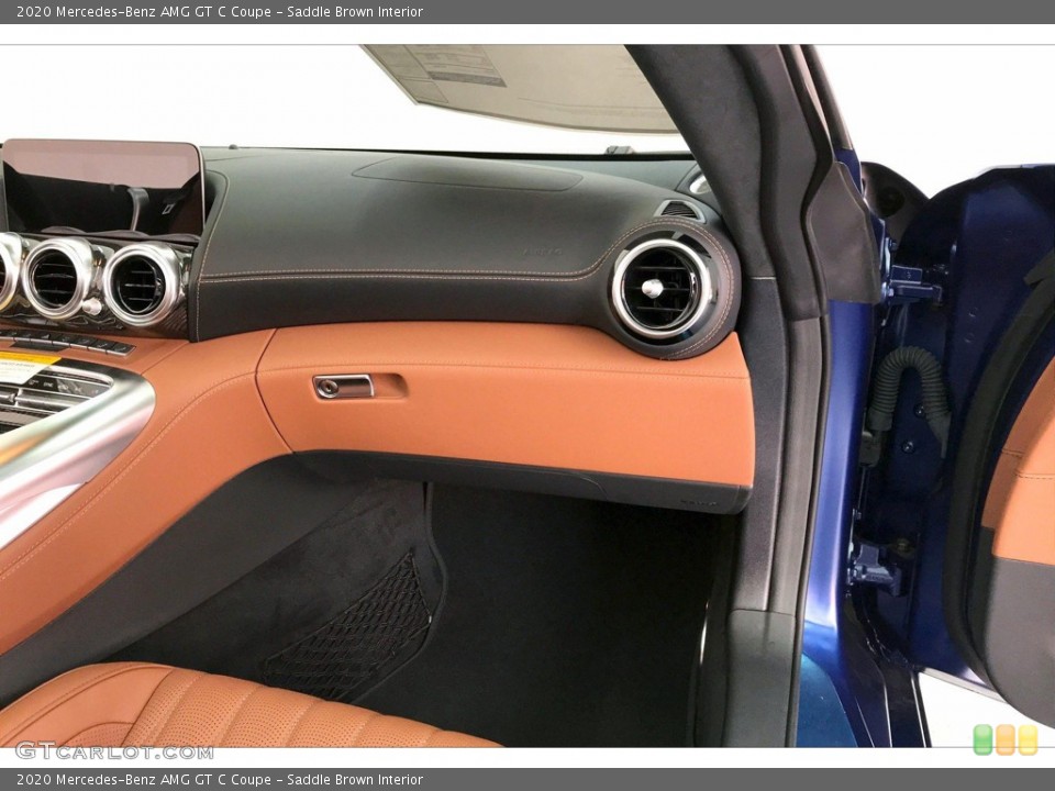 Saddle Brown Interior Dashboard for the 2020 Mercedes-Benz AMG GT C Coupe #135954987