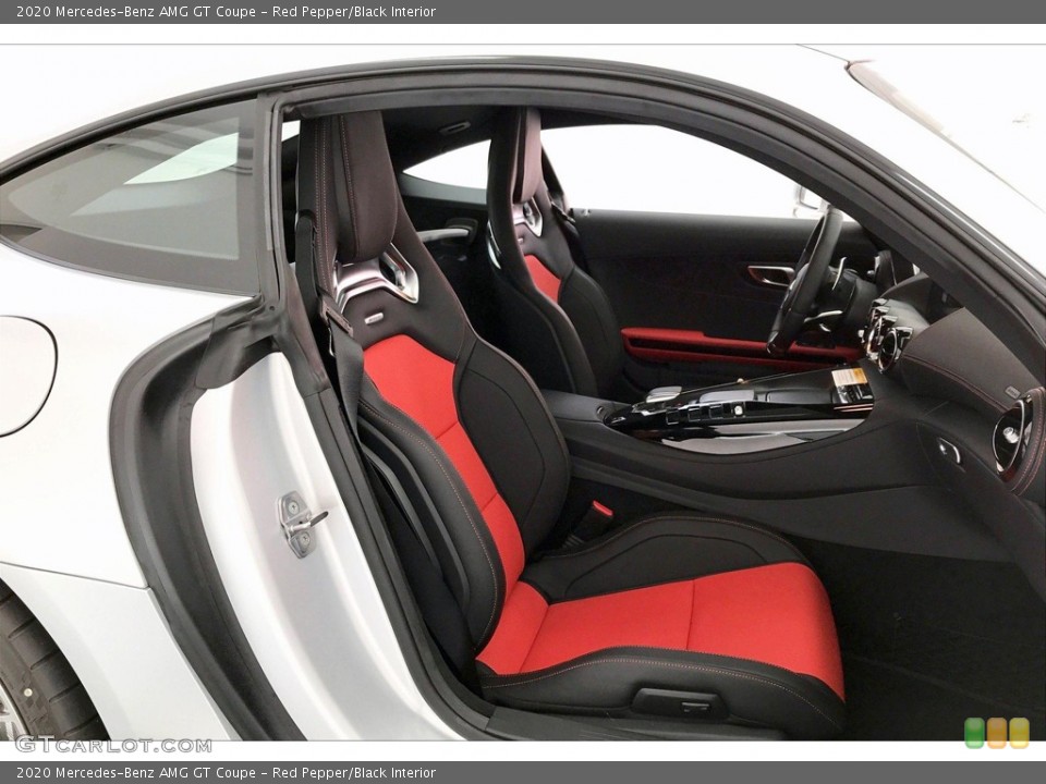 Red Pepper/Black Interior Front Seat for the 2020 Mercedes-Benz AMG GT Coupe #135955242