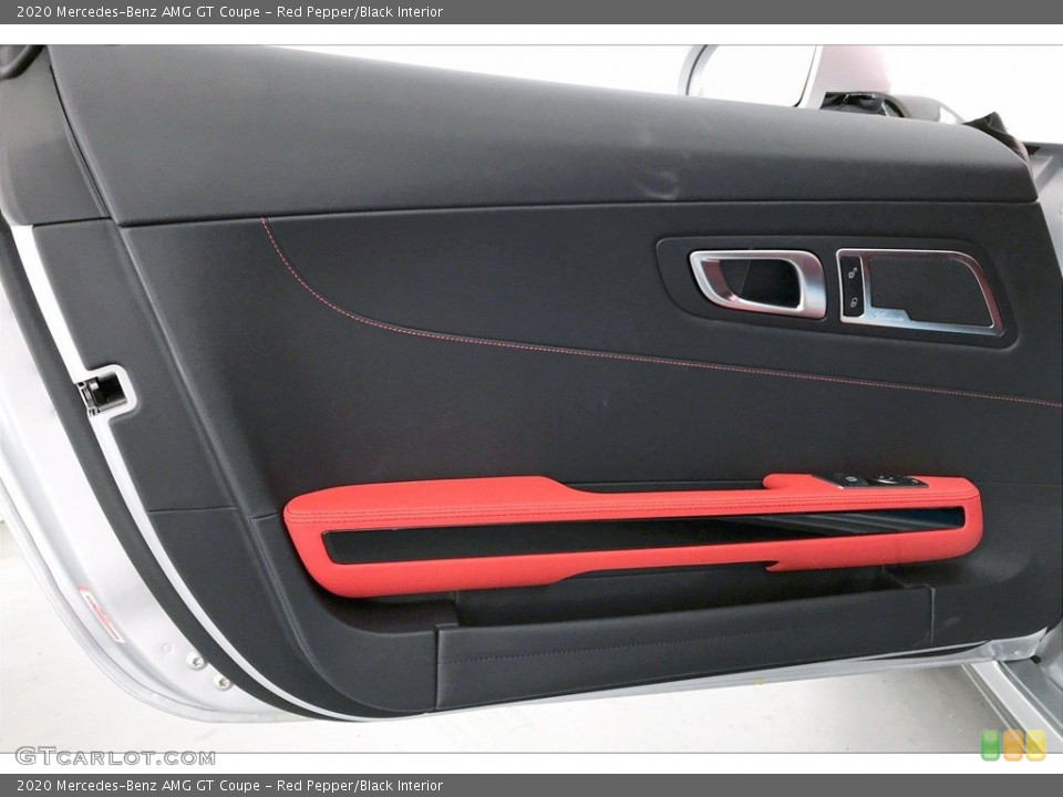 Red Pepper/Black Interior Door Panel for the 2020 Mercedes-Benz AMG GT Coupe #135955734