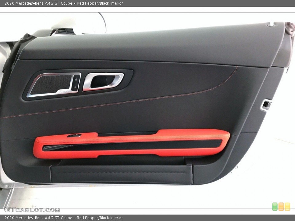 Red Pepper/Black Interior Door Panel for the 2020 Mercedes-Benz AMG GT Coupe #135955863