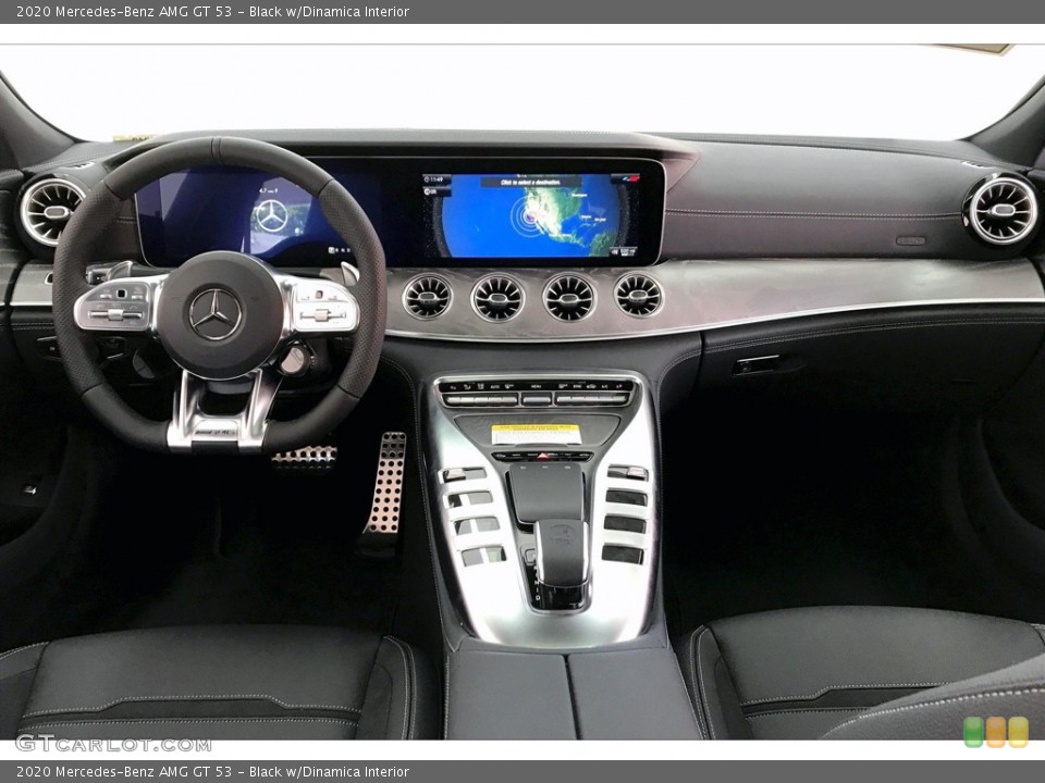 Black w/Dinamica Interior Dashboard for the 2020 Mercedes-Benz AMG GT 53 #135956388
