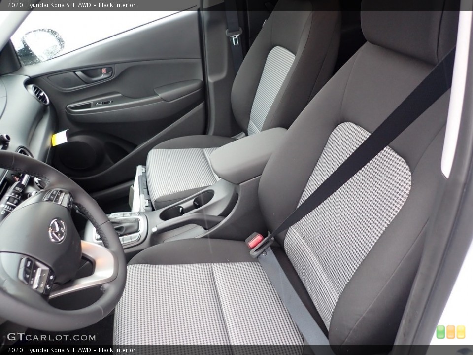 Black Interior Front Seat for the 2020 Hyundai Kona SEL AWD #135966352