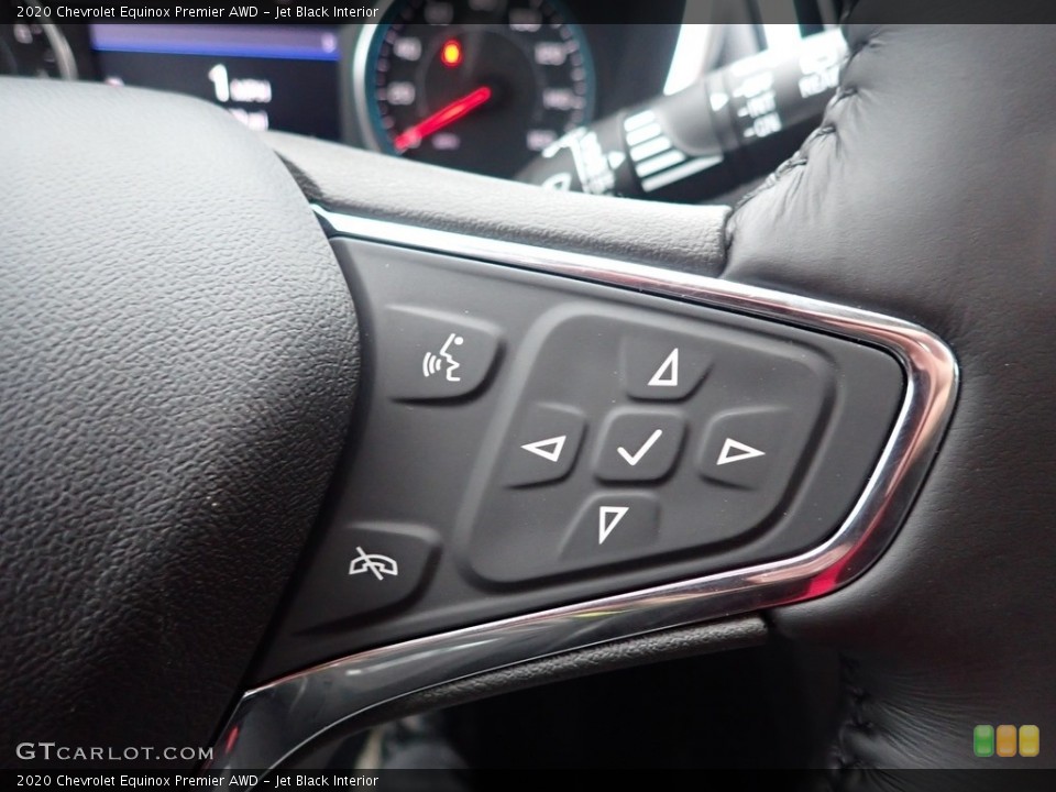 Jet Black Interior Steering Wheel for the 2020 Chevrolet Equinox Premier AWD #135968908