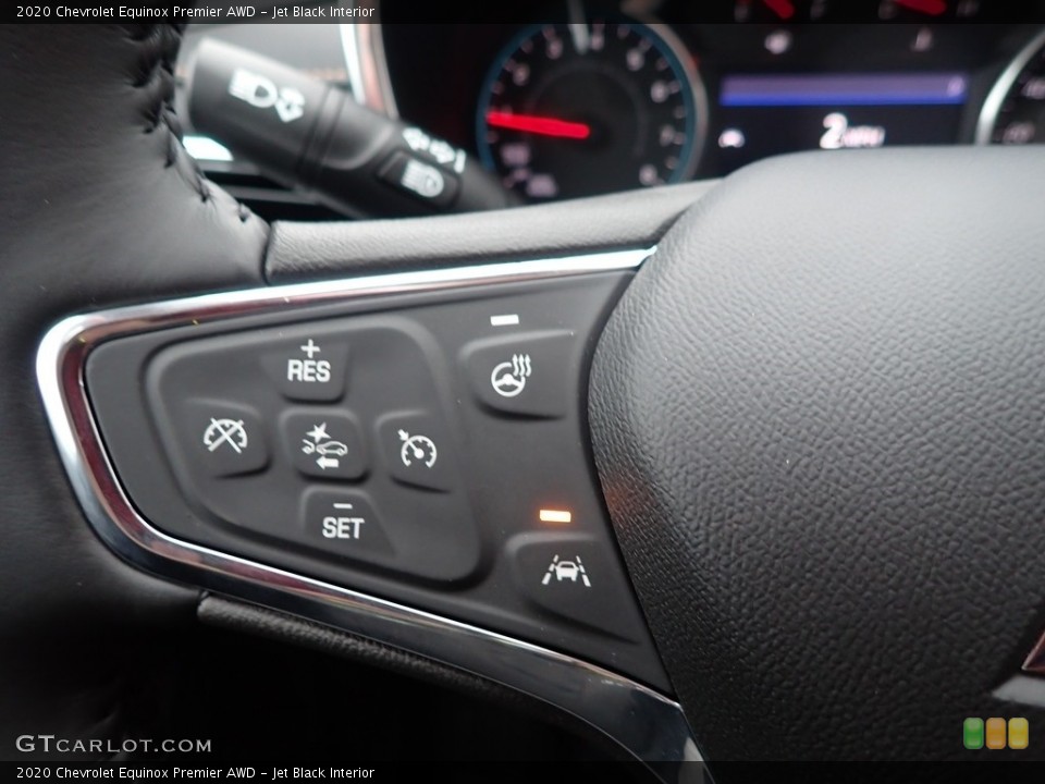 Jet Black Interior Steering Wheel for the 2020 Chevrolet Equinox Premier AWD #135968935