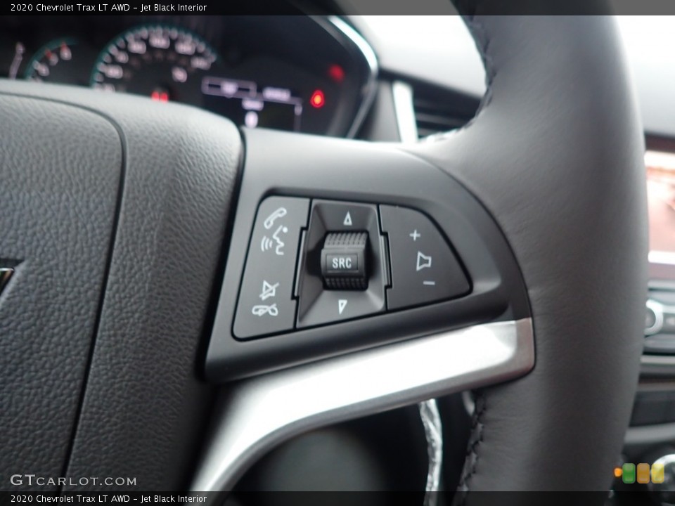 Jet Black Interior Steering Wheel for the 2020 Chevrolet Trax LT AWD #135969436
