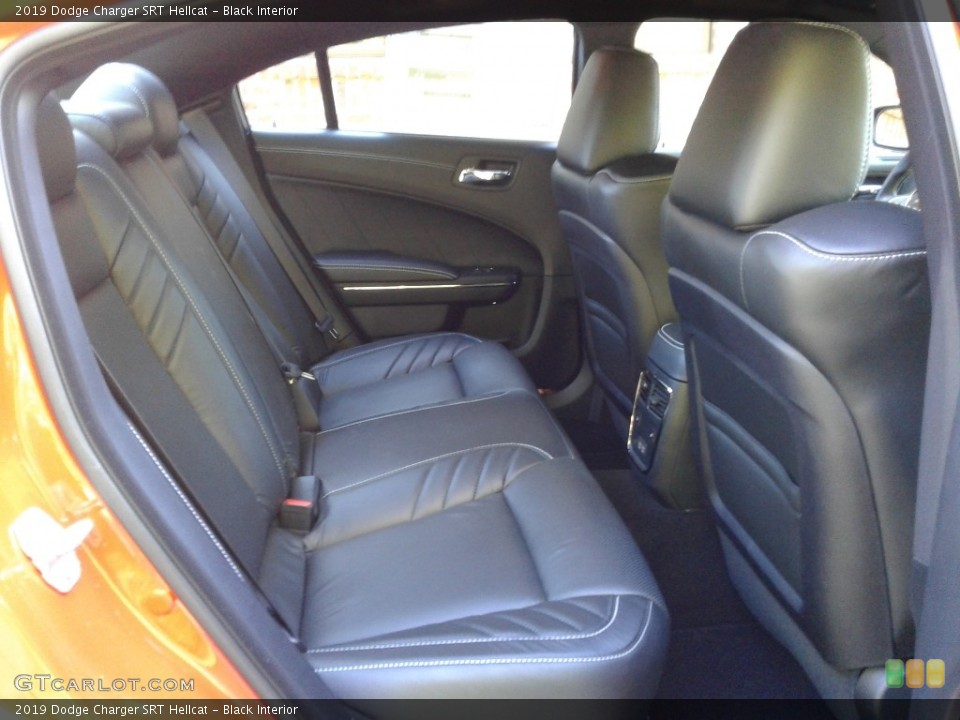 Black Interior Rear Seat for the 2019 Dodge Charger SRT Hellcat #135983548