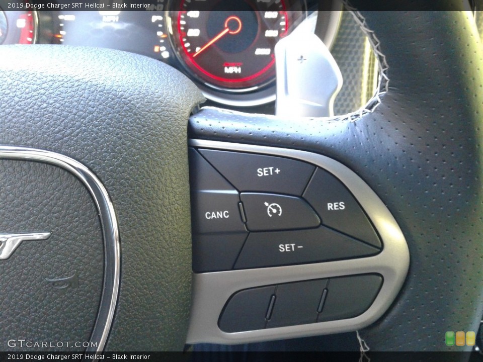 Black Interior Steering Wheel for the 2019 Dodge Charger SRT Hellcat #135983659
