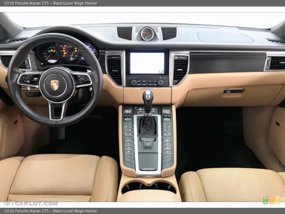 Black/Luxor Beige Interior Dashboard for the 2018 Porsche Macan GTS #135988637