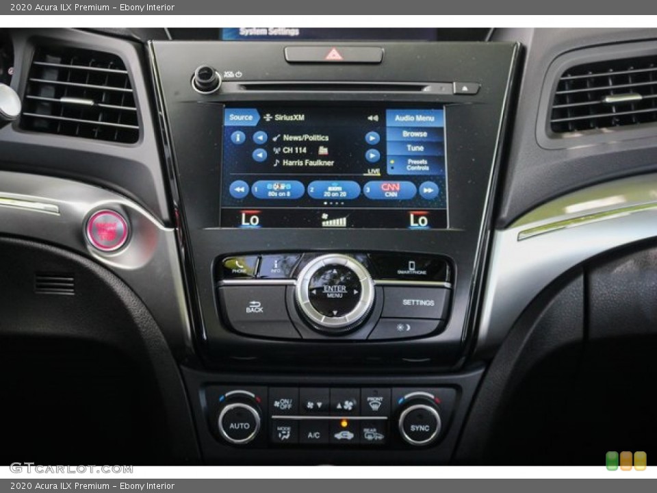 Ebony Interior Controls for the 2020 Acura ILX Premium #135995528