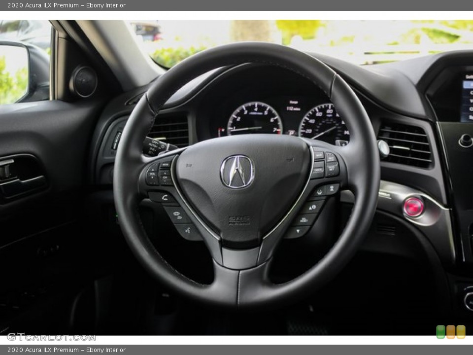 Ebony Interior Steering Wheel for the 2020 Acura ILX Premium #135995543