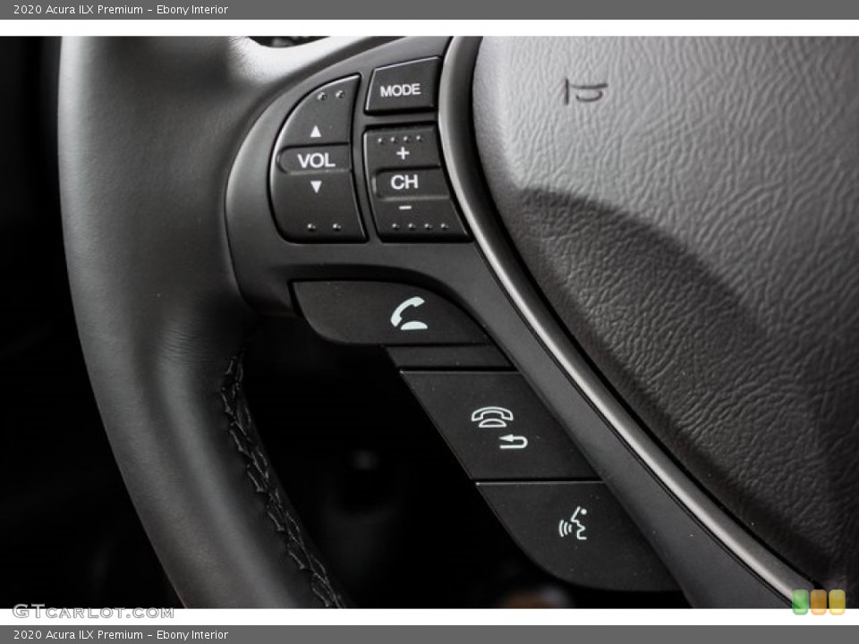 Ebony Interior Steering Wheel for the 2020 Acura ILX Premium #135995573