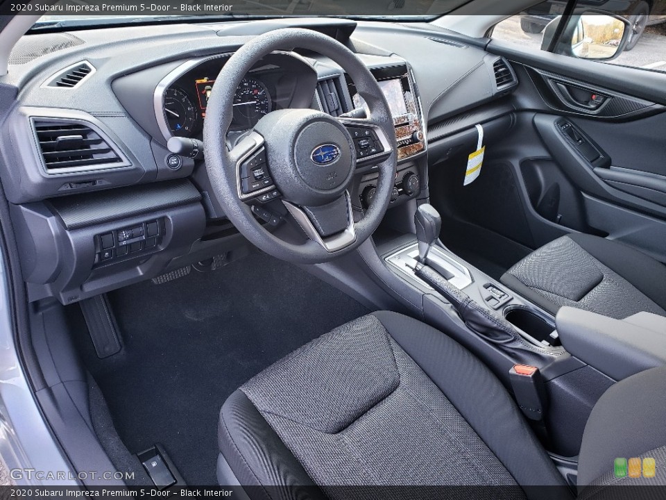 Black Interior Photo for the 2020 Subaru Impreza Premium 5-Door #136000758