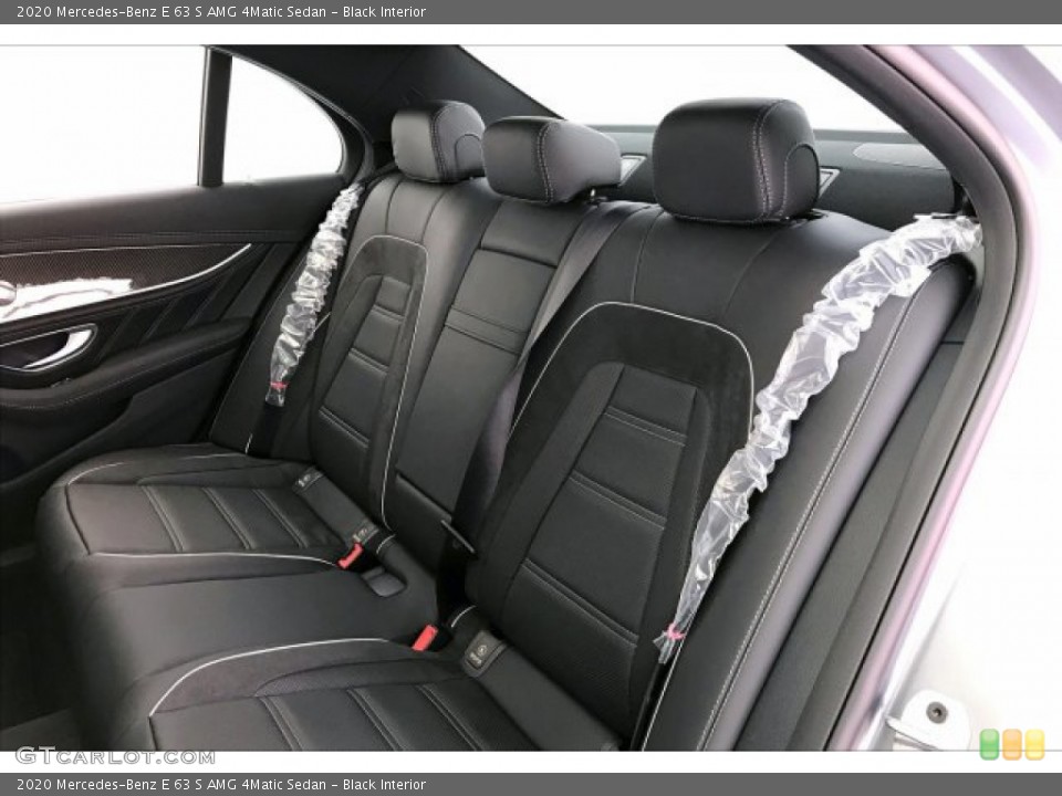 Black Interior Rear Seat for the 2020 Mercedes-Benz E 63 S AMG 4Matic Sedan #136001928