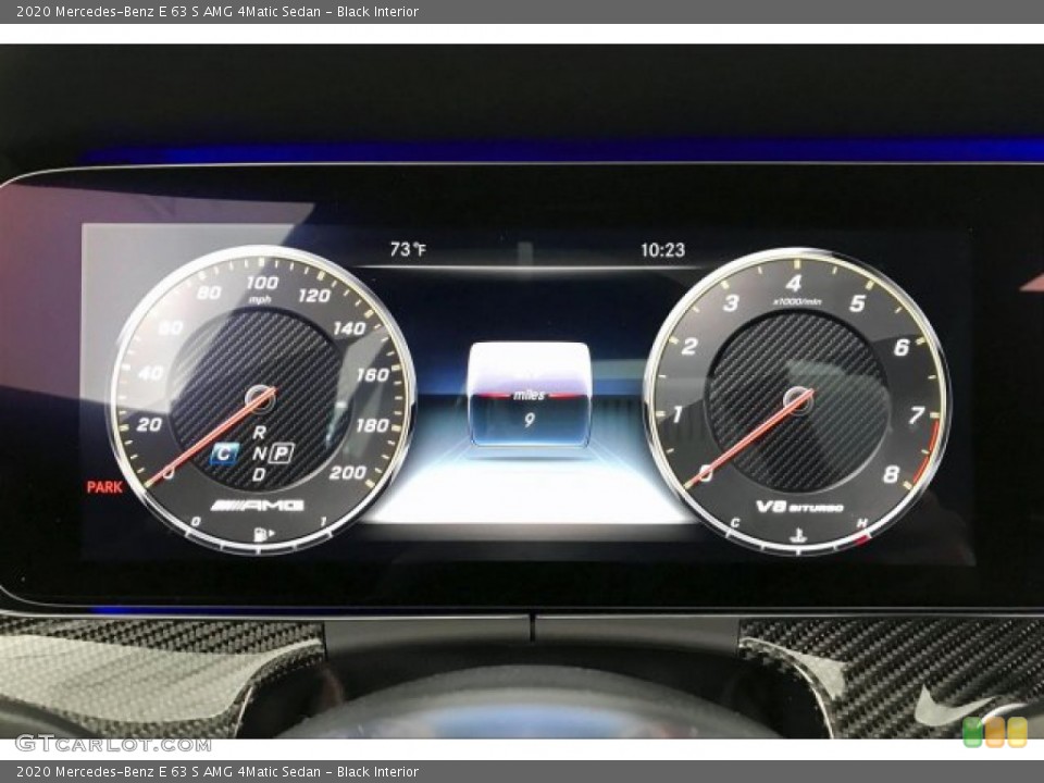 Black Interior Gauges for the 2020 Mercedes-Benz E 63 S AMG 4Matic Sedan #136002036