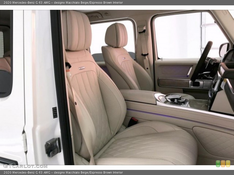 designo Macchiato Beige/Espresso Brown Interior Photo for the 2020 Mercedes-Benz G 63 AMG #136005287