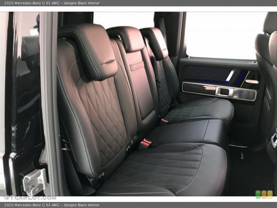 designo Black Interior Rear Seat for the 2020 Mercedes-Benz G 63 AMG #136005422