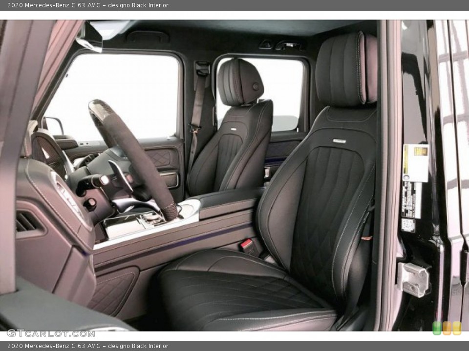designo Black Interior Front Seat for the 2020 Mercedes-Benz G 63 AMG #136005446
