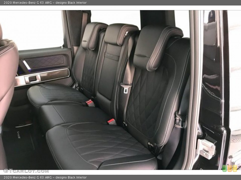 designo Black Interior Rear Seat for the 2020 Mercedes-Benz G 63 AMG #136005467
