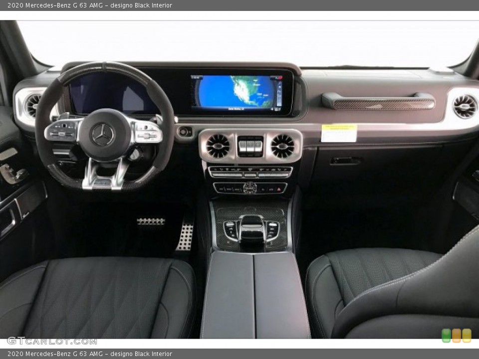 designo Black Interior Dashboard for the 2020 Mercedes-Benz G 63 AMG #136005509