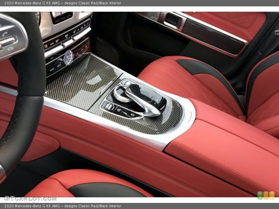 designo Classic Red/Black Interior Controls for the 2020 Mercedes-Benz G 63 AMG #136005680