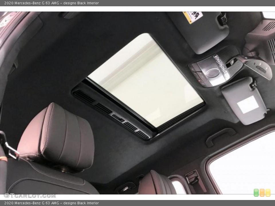 designo Black Interior Sunroof for the 2020 Mercedes-Benz G 63 AMG #136005755