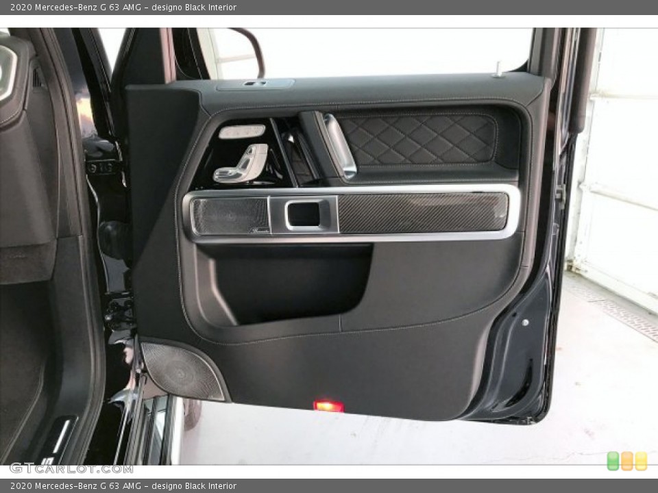 designo Black Interior Door Panel for the 2020 Mercedes-Benz G 63 AMG #136005772