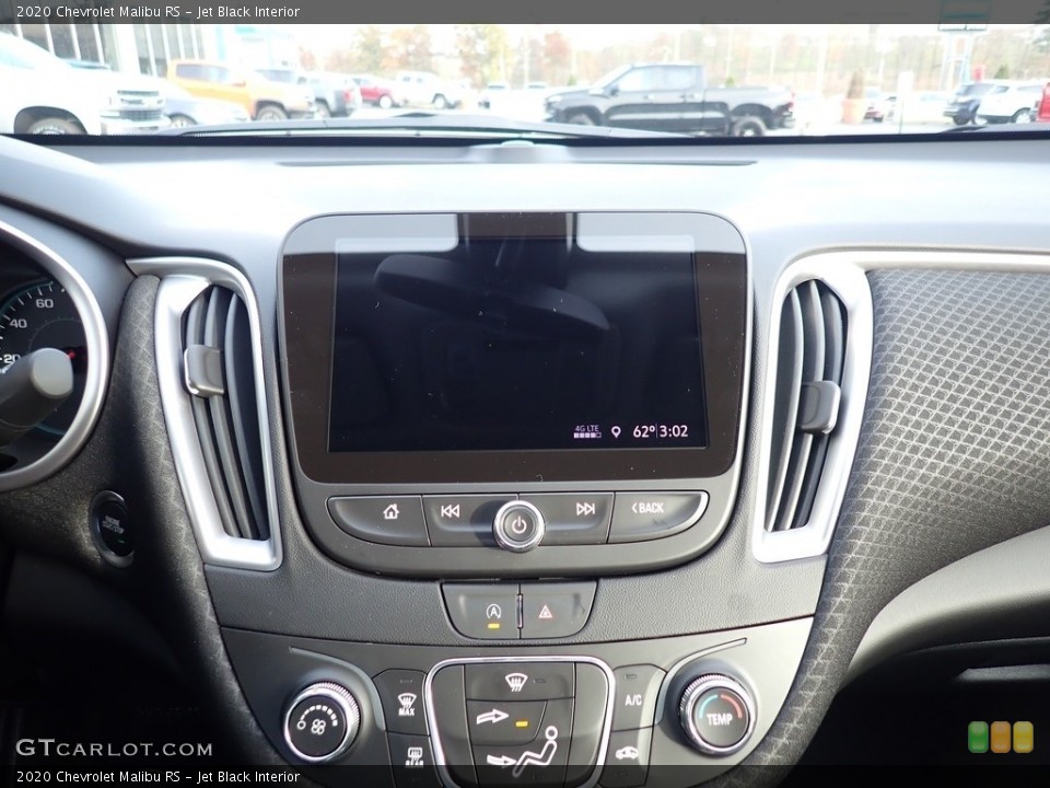 Jet Black Interior Controls for the 2020 Chevrolet Malibu RS #136006774