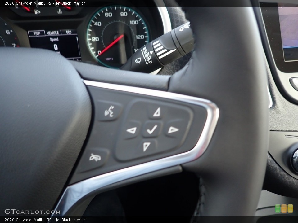Jet Black Interior Steering Wheel for the 2020 Chevrolet Malibu RS #136006819