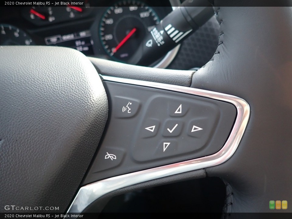 Jet Black Interior Steering Wheel for the 2020 Chevrolet Malibu RS #136007245