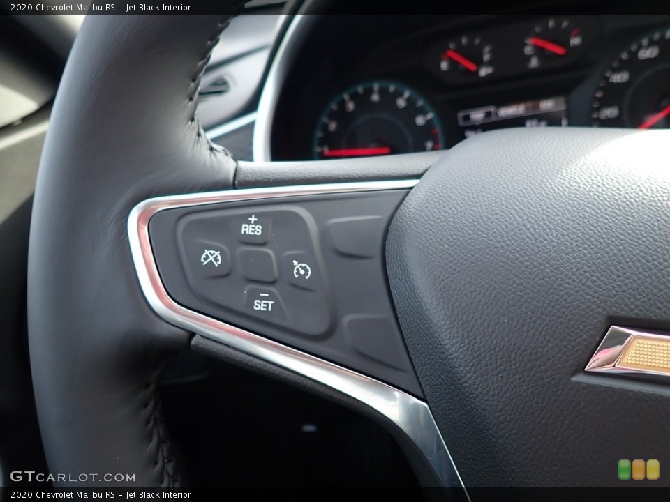 Jet Black Interior Steering Wheel for the 2020 Chevrolet Malibu RS #136007263