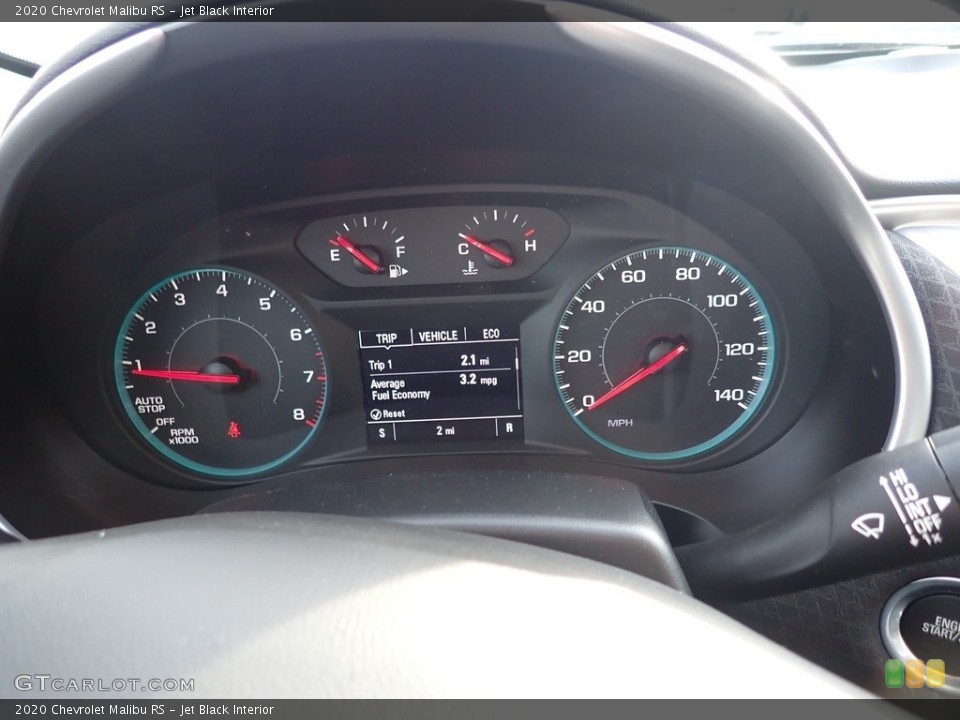 Jet Black Interior Gauges for the 2020 Chevrolet Malibu RS #136007287