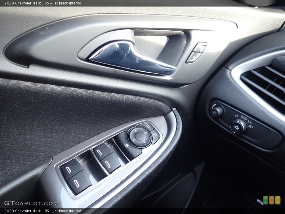Jet Black Interior Controls for the 2020 Chevrolet Malibu RS #136007308