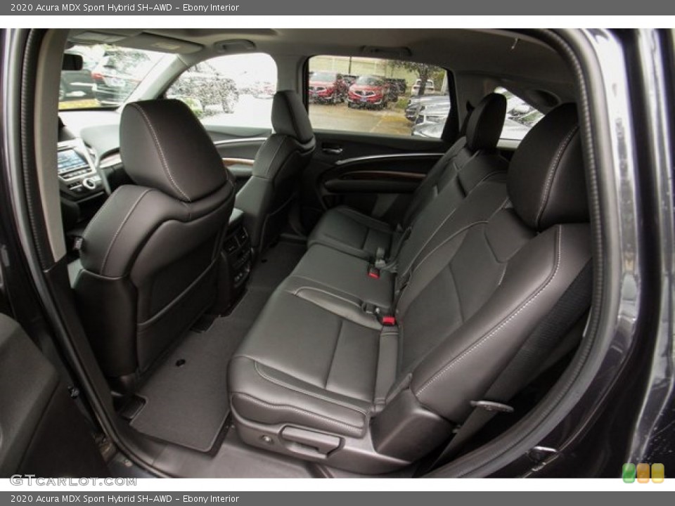 Ebony Interior Rear Seat for the 2020 Acura MDX Sport Hybrid SH-AWD #136011071