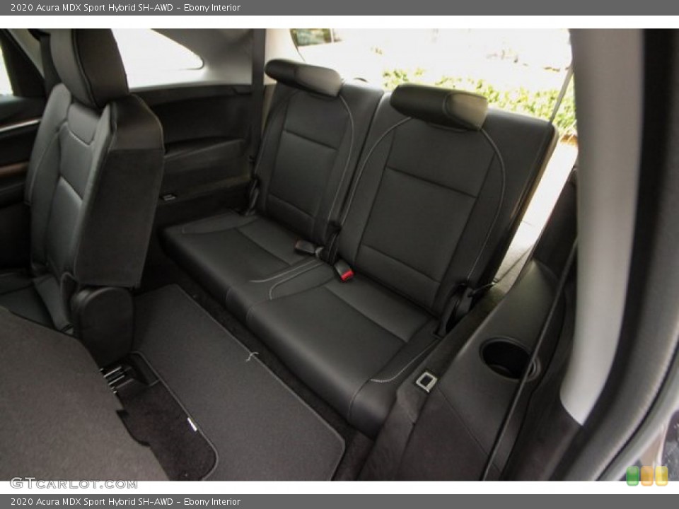 Ebony Interior Rear Seat for the 2020 Acura MDX Sport Hybrid SH-AWD #136011097