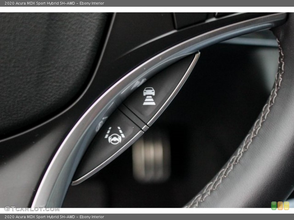 Ebony Interior Steering Wheel for the 2020 Acura MDX Sport Hybrid SH-AWD #136011406