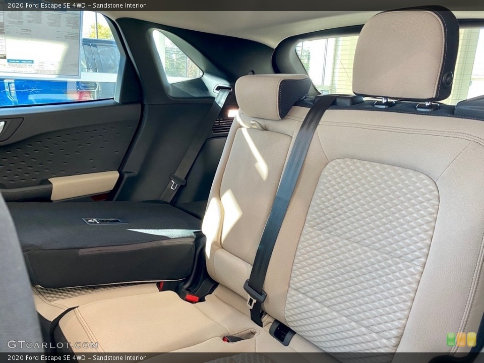Sandstone Interior Rear Seat for the 2020 Ford Escape SE 4WD #136012012